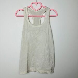 Lululemon Preloved Swiftly Tech Racerback Cream Stripe